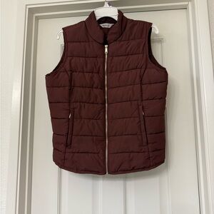 Kettlewell Hannah Quilted Gilet- Women's Quilted Vest - cocoa. M.